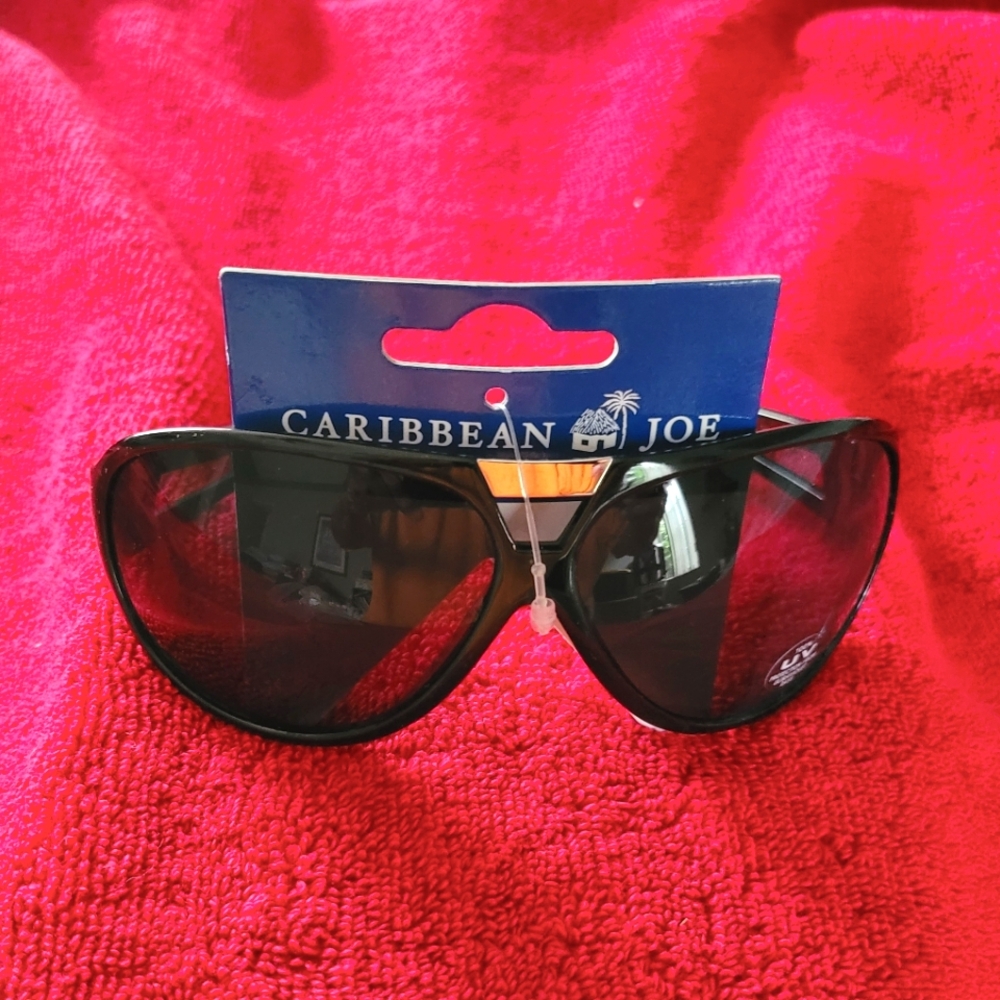 Caribbean Joe Black Sunglasses - New!